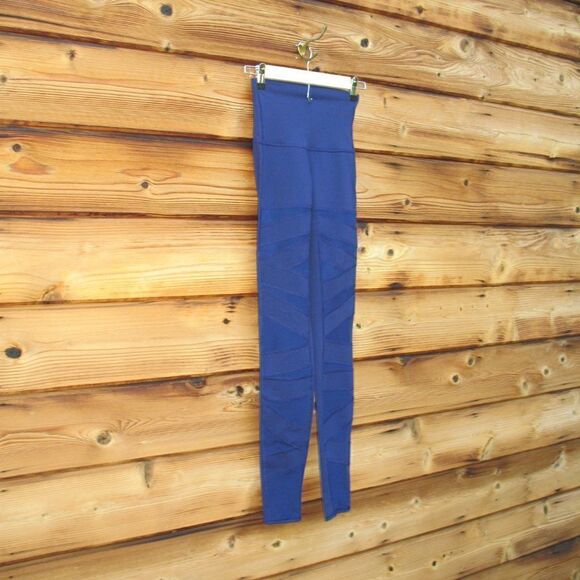 Lululemon Wunder Under Pant (Hi-Rise) (Tech Mesh) Hero Blue 2 - Picture 5 of 10